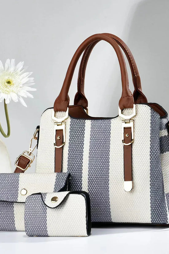 Crossbody Large Capacity New Son And Mother Canvas Contrast Color Handbags - DanaFashionstore