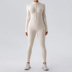 Fleece-Lined Yoga Jumpsuit 2026 - Long Sleeve Warm Tights - DanaFashionstore