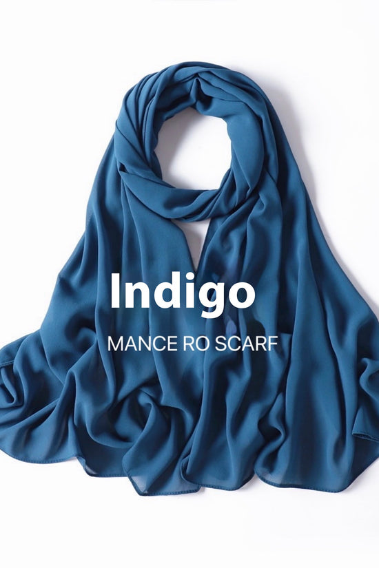 Pure Color Pearl Chiffon Scarf Headcloth Veil Chiffon Scarf