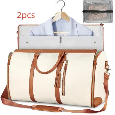 Large Capacity Travel Duffle Bag Women's Handbag Folding Suit Bag Waterproof Clothes Totes - DanaFashionstore