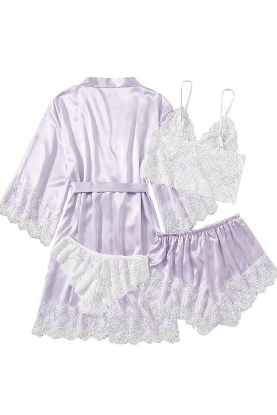 Artificial Silk Plus Size European And American Nightgown - Dana Fashion