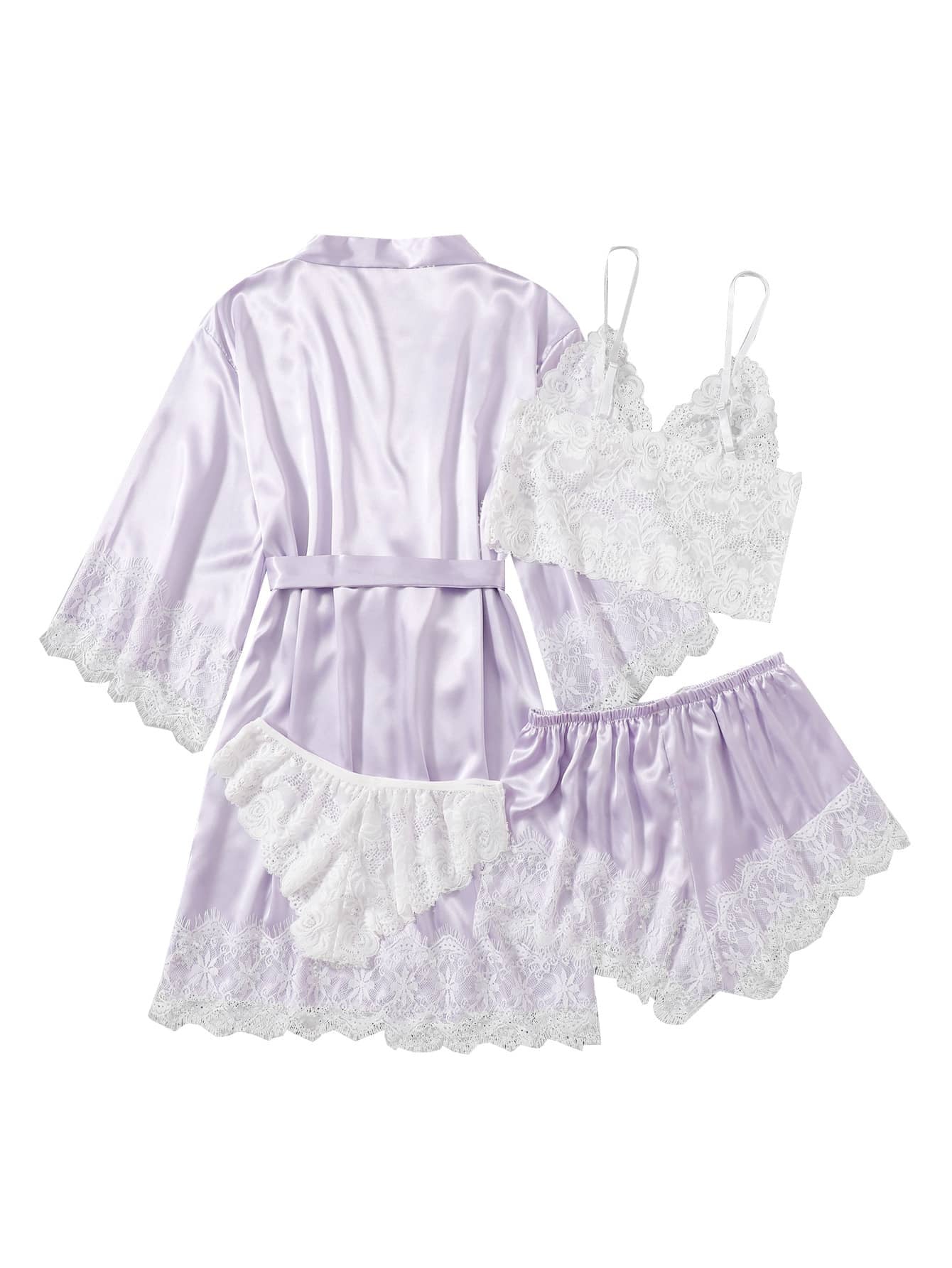 Artificial Silk Plus Size European And American Nightgown - Dana Fashion