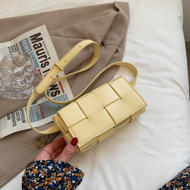 All-match Shoulder Bag Handmade Woven Small Square Bag - DanaFashionstore