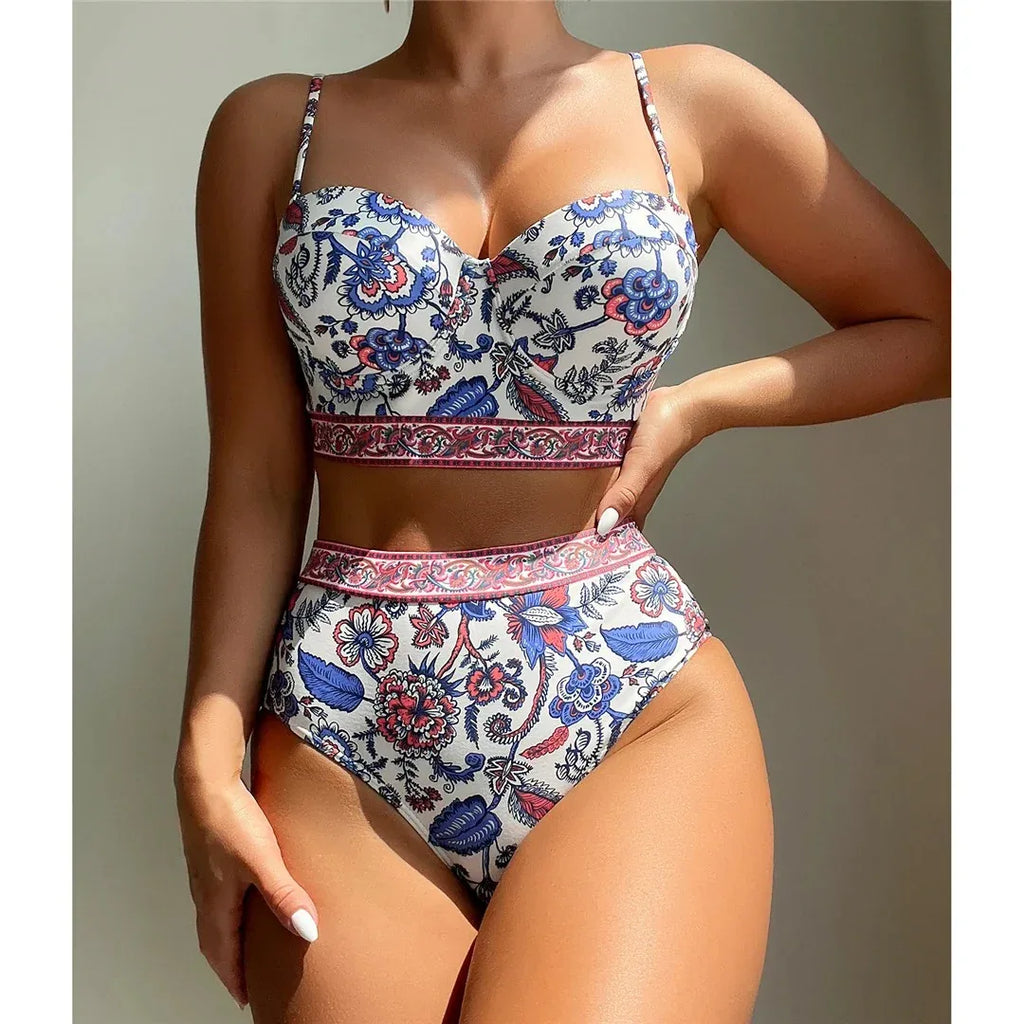 Women's Swimsuit High Waist Push-up Bikini - DanaFashionstore
