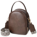 Small Crossbody Bag For Women With Handle And Adjustable Strap, Cell Phone Purse Cross Body With 2 Zipper Pockets-Coffee - DanaFashionstore
