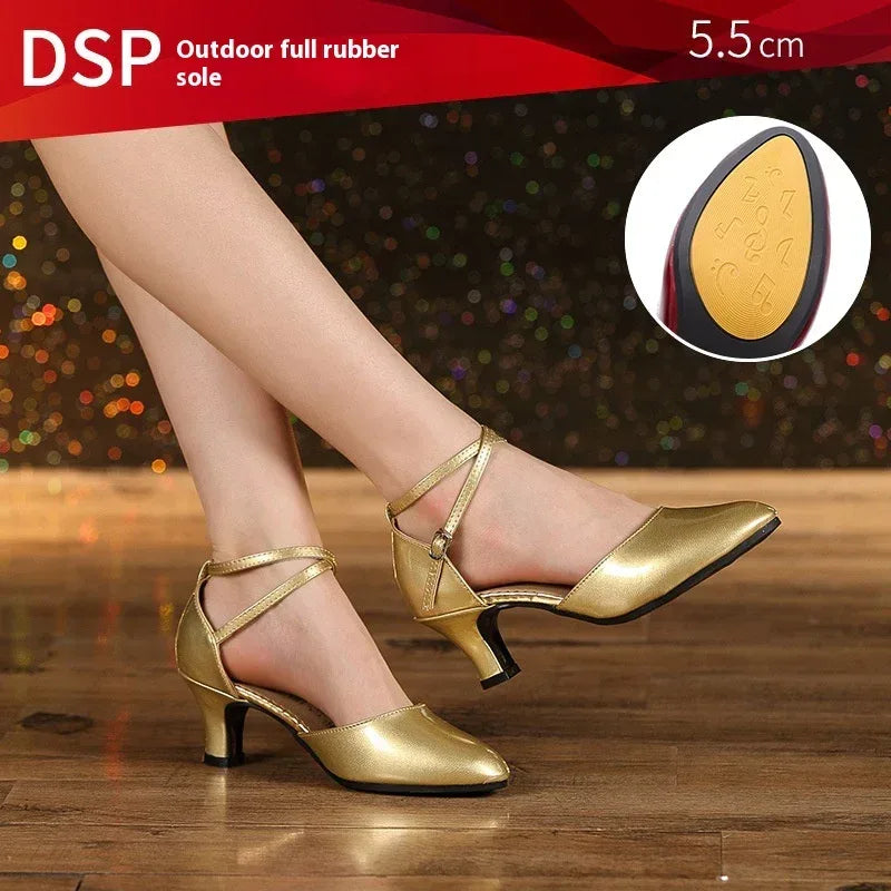 Latin Soft Bottom Square Dance Shoes Women - DanaFashionstore