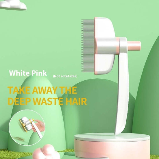 Cat Comb Tie Removal Floating Hair Magic Long Hair Pet Self-Cleaning Row Dog Cat Comb Grooming Supplies Flea Removal Brush Pets Products $22.99 Dana Fashion Color: White Pink Toys & Hobbies Overview: 1. Ease of Use: The cat comb is designed for ease of us
