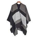 Women's Jacquard Silver Silk Shawl - DanaFashionstore