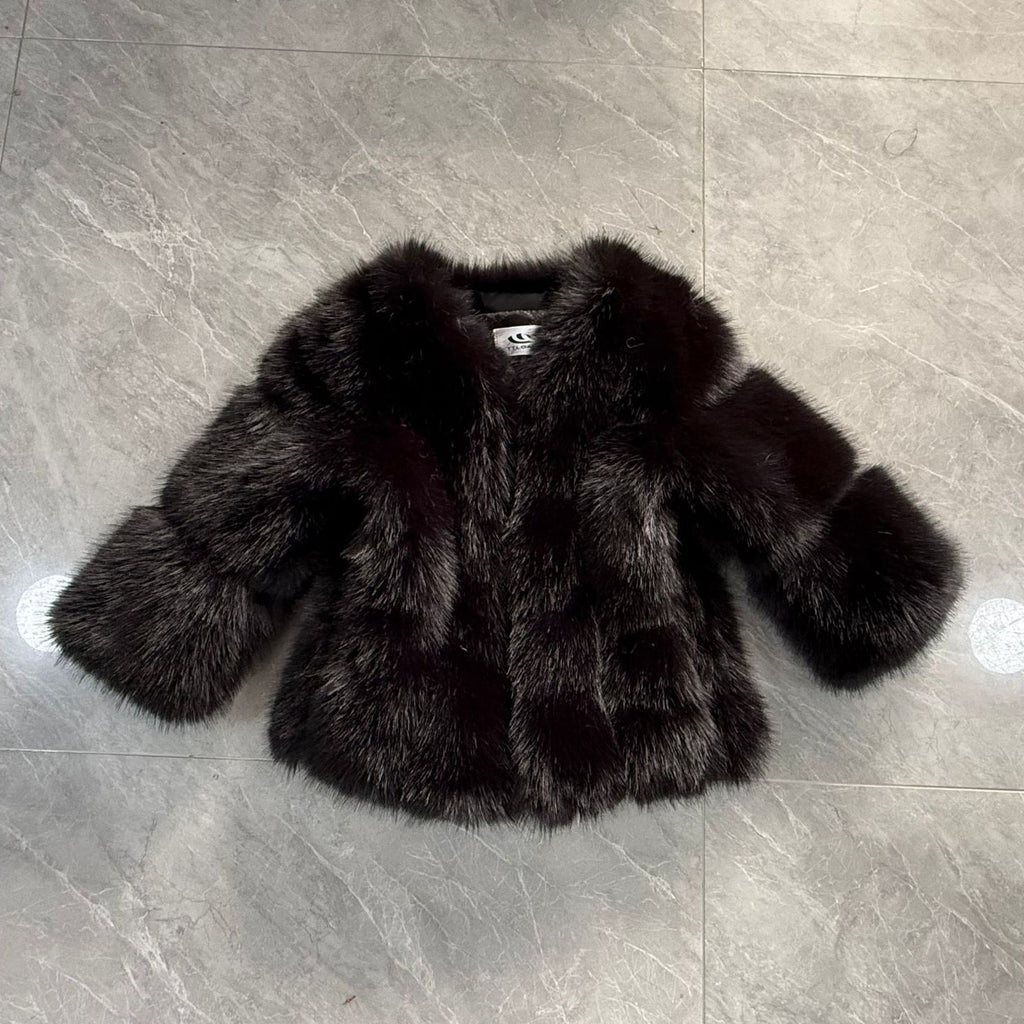 Fox fur short coat