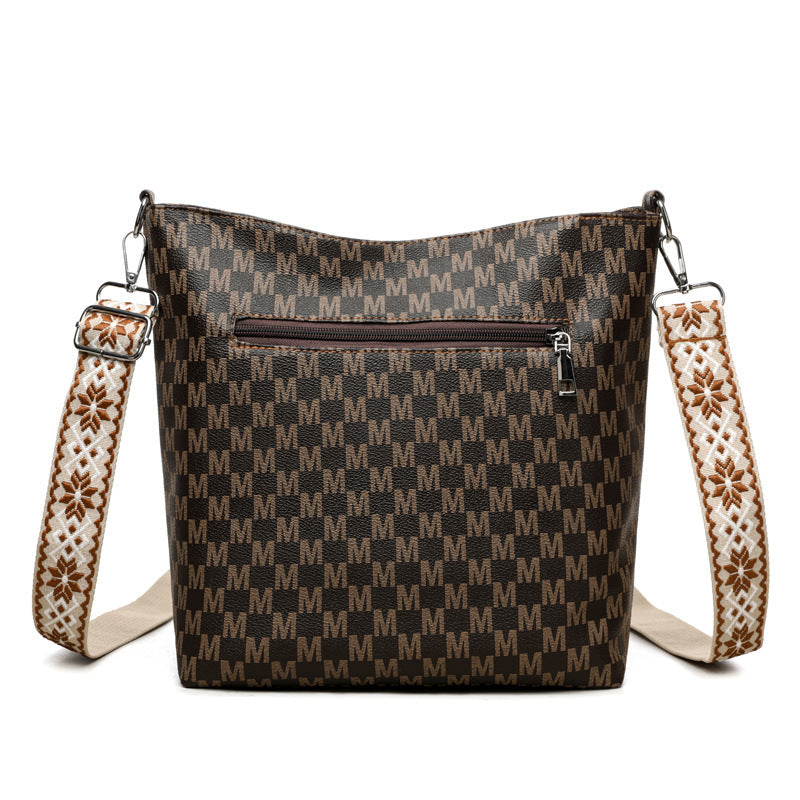 Soft Leather Retro Simple All-match Fashion Shoulder Bag - Dana Fashion