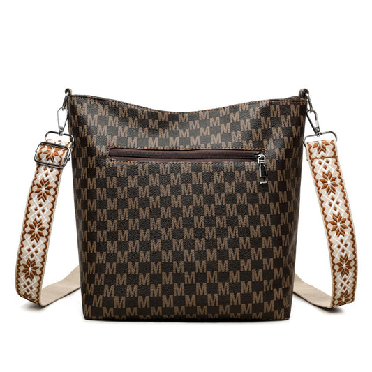 Soft Leather Retro Simple All-match Fashion Shoulder Bag - Dana Fashion