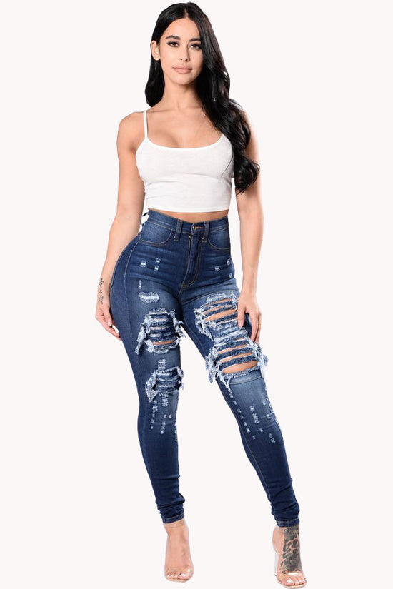 Ripped Jeans For Women Skinny Pants