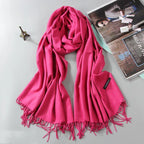 Fashion Cashmere Dual-use Shawl Warm Scarf - DanaFashionstore