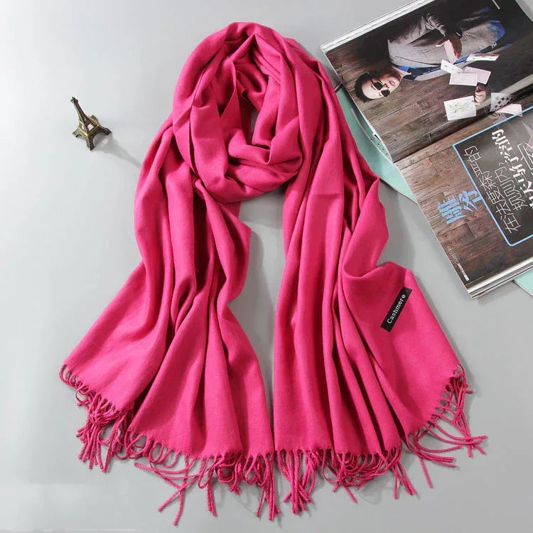 Fashion Cashmere Dual-use Shawl Warm Scarf - DanaFashionstore