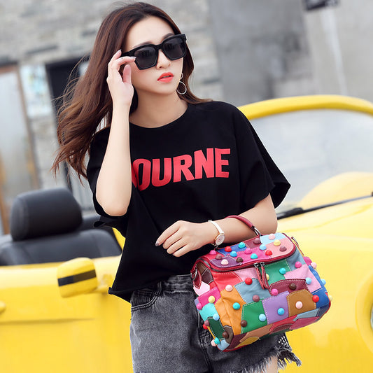 Colorful Large Capacity Versatile Shoulder Crossbody Bag - Dana Fashion