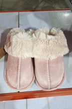 Suede cotton slippers - DanaFashionstore