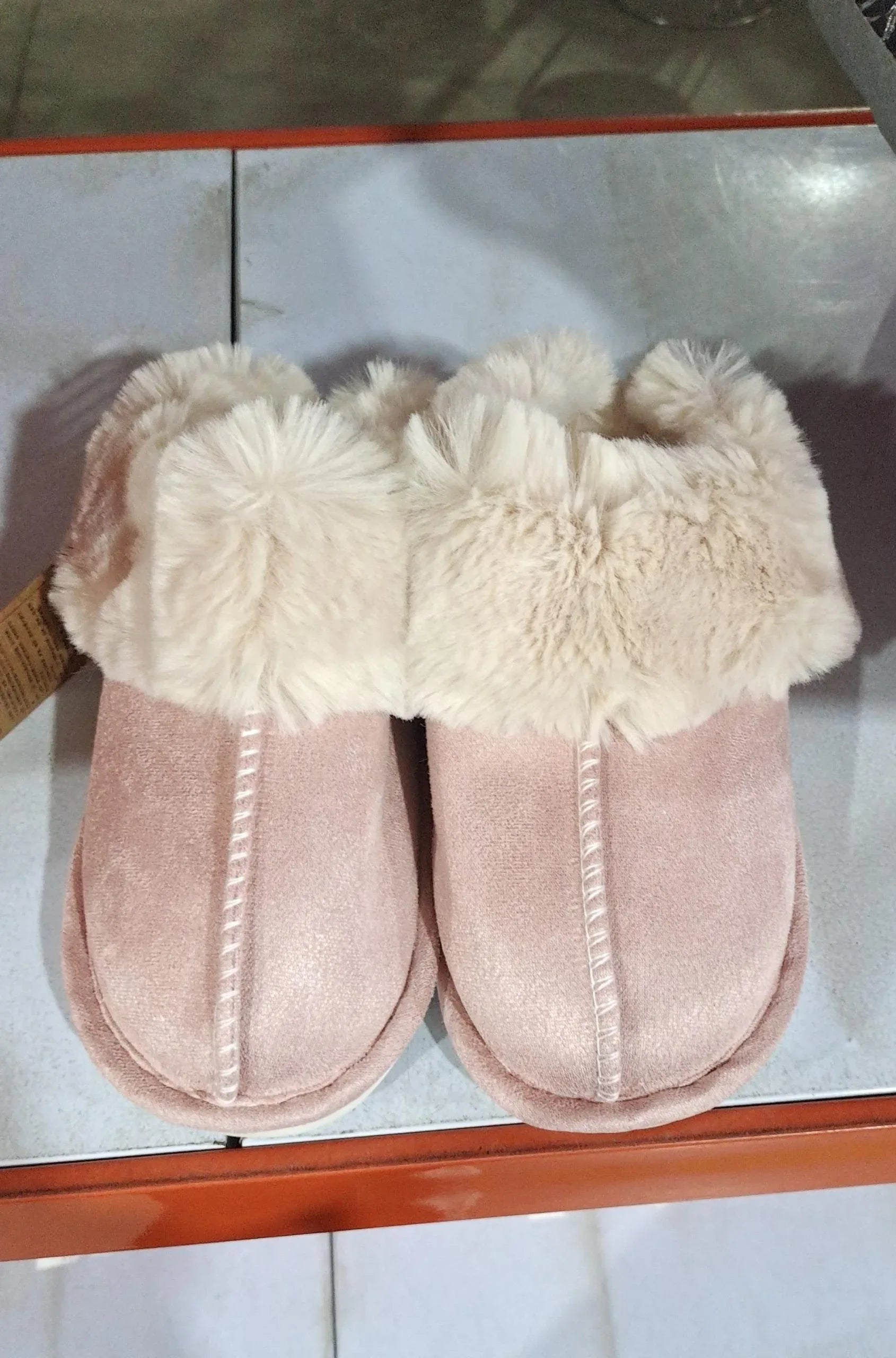 Suede cotton slippers - DanaFashionstore