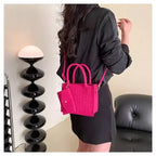 Simple Small Handbag Women's Fashion Felt One Shoulder Combination Bags - DanaFashionstore