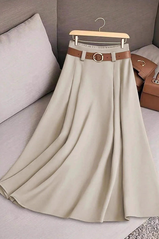Women's Casual Pleated Skirt Can Be Printed