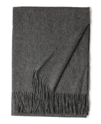 New Solid Color Wool Long Beard Warm Tassel Scarf Thick - DanaFashionstore