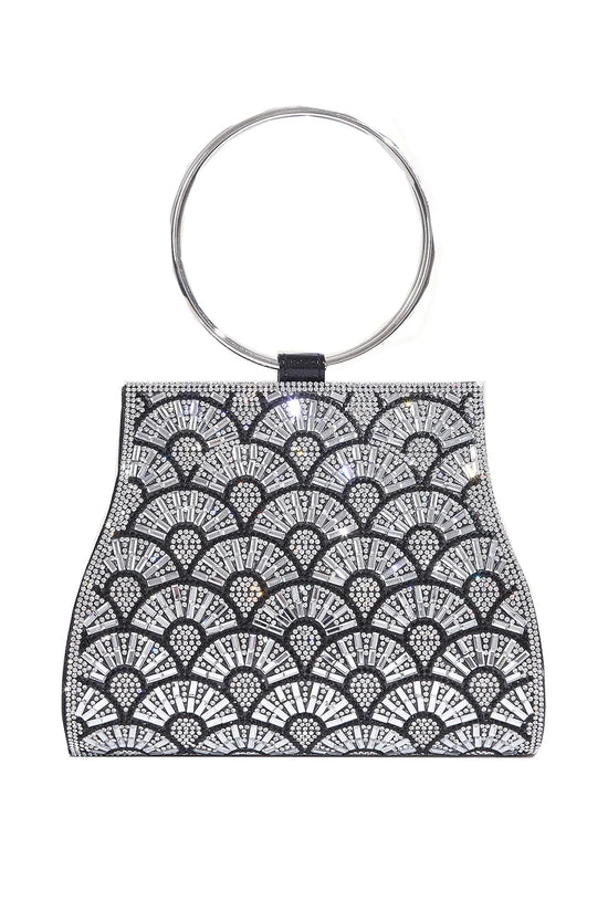 Dinner Bag Inlaid With Diamond PU European And American Chain - DanaFashionstore