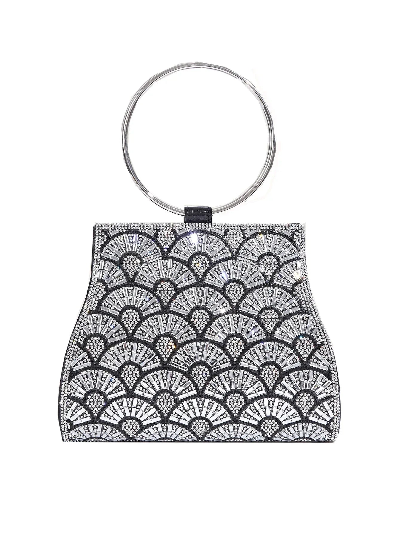 Dinner Bag Inlaid With Diamond PU European And American Chain - DanaFashionstore
