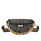 Women's Fashion Chest Bag Shoulder Bag Leopard Print Waist Bag - DanaFashionstore