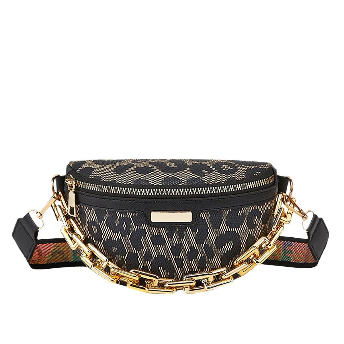 Women's Fashion Chest Bag Shoulder Bag Leopard Print Waist Bag - DanaFashionstore