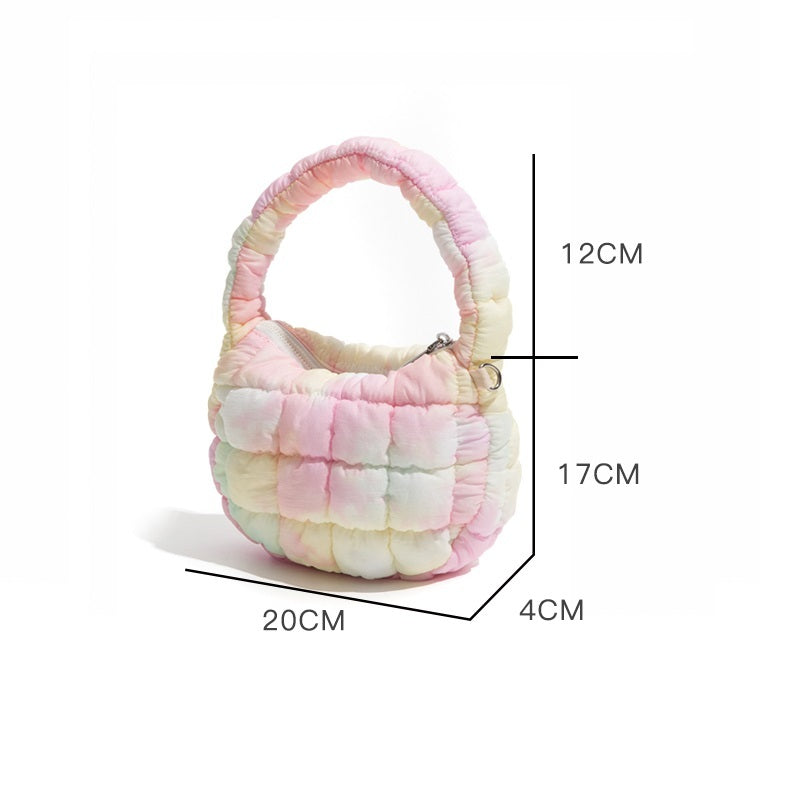Cloud Bag Bubble Pleated Nylon Puff Handbag - Dana Fashion