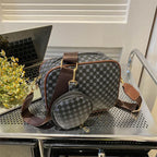 Vintage Pattern Crossbody Bags For Women Shoulder Shell Bag Trend Small Purse And Handbag Luxury Designer Female Square Bag Women's Bag - DanaFashionstore