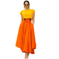 European And American Women's Solid Color Elegant Casual Skirt