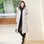 Down Cotton-Padded Coat 2025 - Long Below Knee Winter Jacket - DanaFashionstore