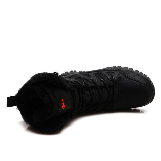 High-top Cotton Shoes For Lovers To Keep Warm In Winter And Thicken With Velvet