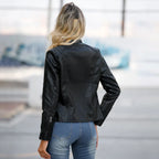 European American Leather Jackets 2026 - Women's Fashion Outerwear - DanaFashionstore