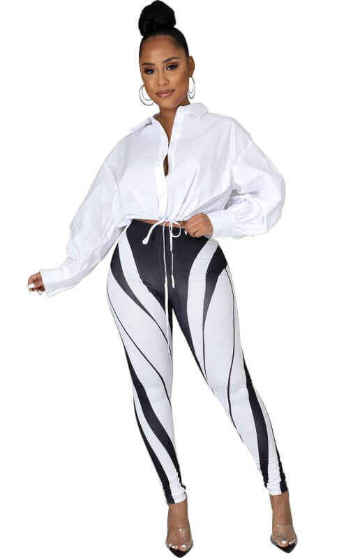 Early Autumn Fashion Autumn Clothes Fashion $59.00 Dana Fashion Color: 8604 Pants Size: L Women's clothing Product information: Sleeve type: regular sleeve Main fabric composition: Polyester Fiber Size: S,M,L,XL,XXL Style type: temperament commute Style:
