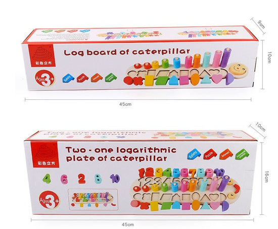 Early Childhood Education Wooden Logarithmic Board $30.39 Dana Fashion Color: 1style Baby & Mother Overview: Different colors of numbers, geometric figures, beads, through learning can be In order to let the baby recognize some graphic shapes and colors i