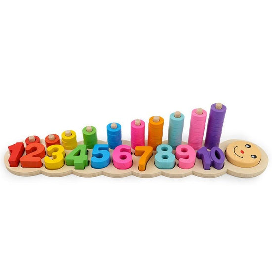 Early Childhood Education Wooden Logarithmic Board $29.63 Dana Fashion Color: 2style Baby & Mother Overview: Different colors of numbers, geometric figures, beads, through learning can be In order to let the baby recognize some graphic shapes and colors i