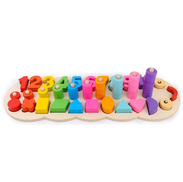 Early Childhood Education Wooden Logarithmic Board $45.88 Dana Fashion Color: 3style Baby & Mother Overview: Different colors of numbers, geometric figures, beads, through learning can be In order to let the baby recognize some graphic shapes and colors i