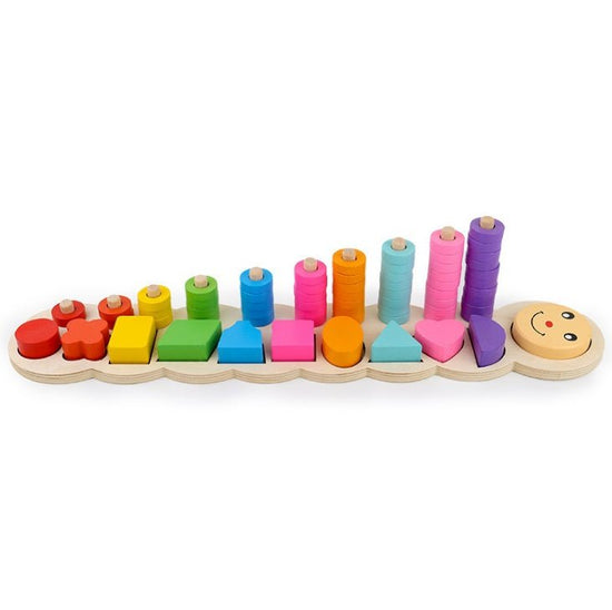 Early Childhood Education Wooden Logarithmic Board $30.39 Dana Fashion Color: 1style Baby & Mother Overview: Different colors of numbers, geometric figures, beads, through learning can be In order to let the baby recognize some graphic shapes and colors i