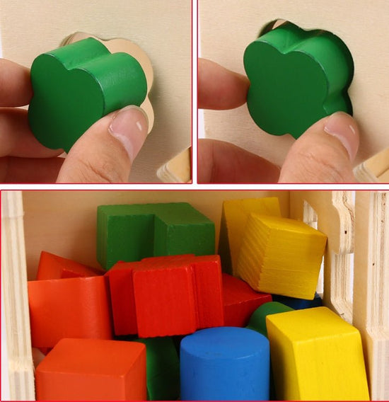 Early education building block toys $24.05 Dana Fashion Style: Cube Toys & Hobbies Product name: matching intelligence box Product material: pine Suitable age: 1-3 years old Product weight: 530g Product packaging: color box