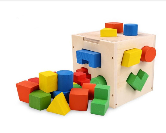 Early education building block toys $24.05 Dana Fashion Style: Cube Toys & Hobbies Product name: matching intelligence box Product material: pine Suitable age: 1-3 years old Product weight: 530g Product packaging: color box