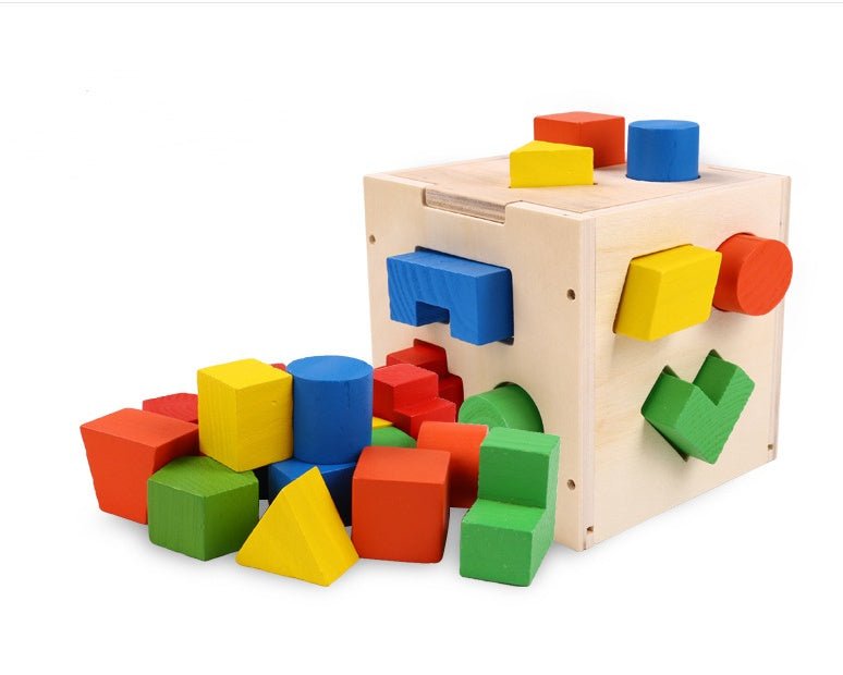 Early education building block toys $24.05 Dana Fashion Style: Cube Toys & Hobbies Product name: matching intelligence box Product material: pine Suitable age: 1-3 years old Product weight: 530g Product packaging: color box