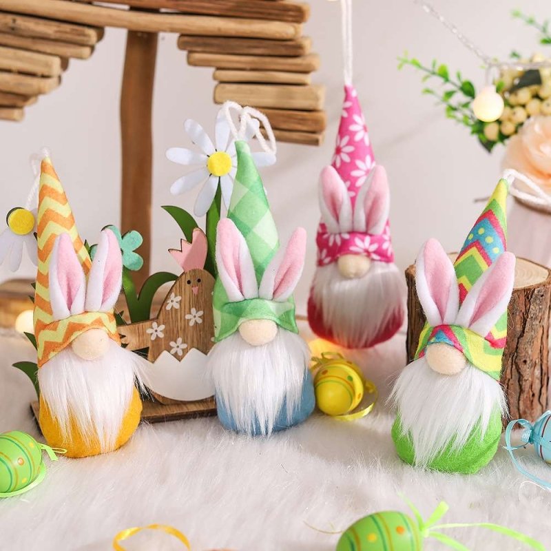Easter Gifts Home Decorative Dolls Beard Ears $35.55 Dana Fashion Color: LFH52 quantity: 4PCS Baby & Mother Product information: Material:cloth Style:Fashion minimalist Features:Faceless Doll Colour:LFH52 Size Information: Packing list: Doll*4 Product Ima