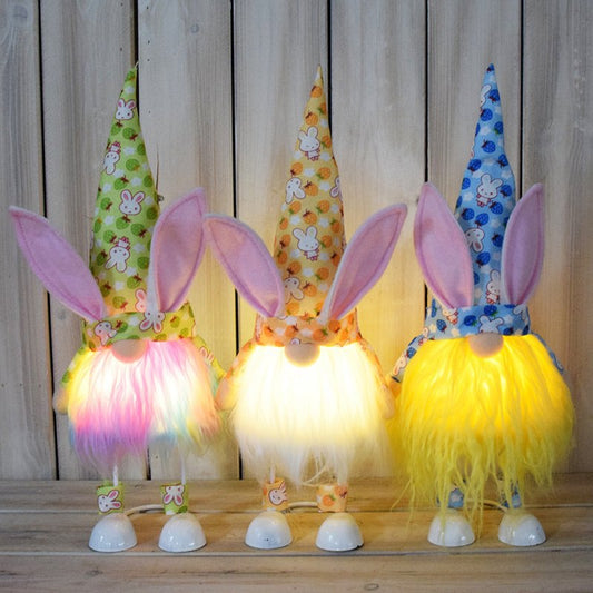 Easter Lights Faceless Baby Doll Decorations $37.21 Dana Fashion Color: A Toys & Hobbies Product information: Color: A,B,C Material: Polyester Applicable holiday: Easter Category: plush toys Packing list: Plush toy X1 Product Image: