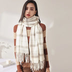 Women's Sweet Tassel Shawl Warm Cashmere Scarf - DanaFashionstore