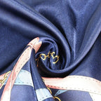 Chain Printed Scarf Women's Casual Scarf 90 90cm Satin Large Kerchief - DanaFashionstore