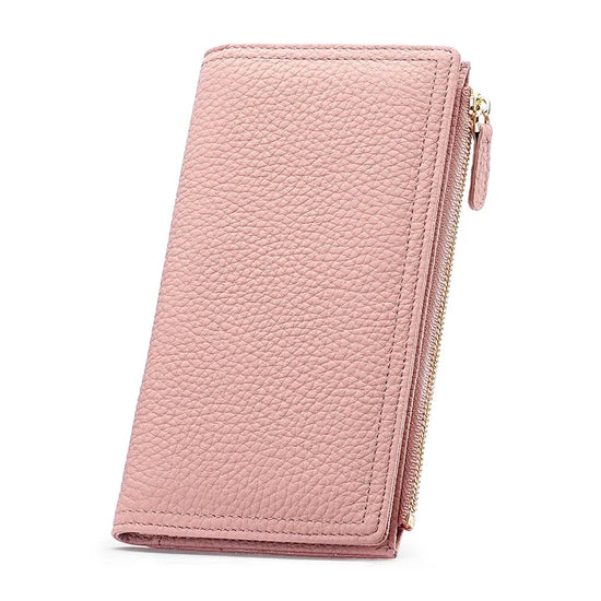 Women's Cowhide Anti-magnetic Anti-theft Long Wallet - DanaFashionstore