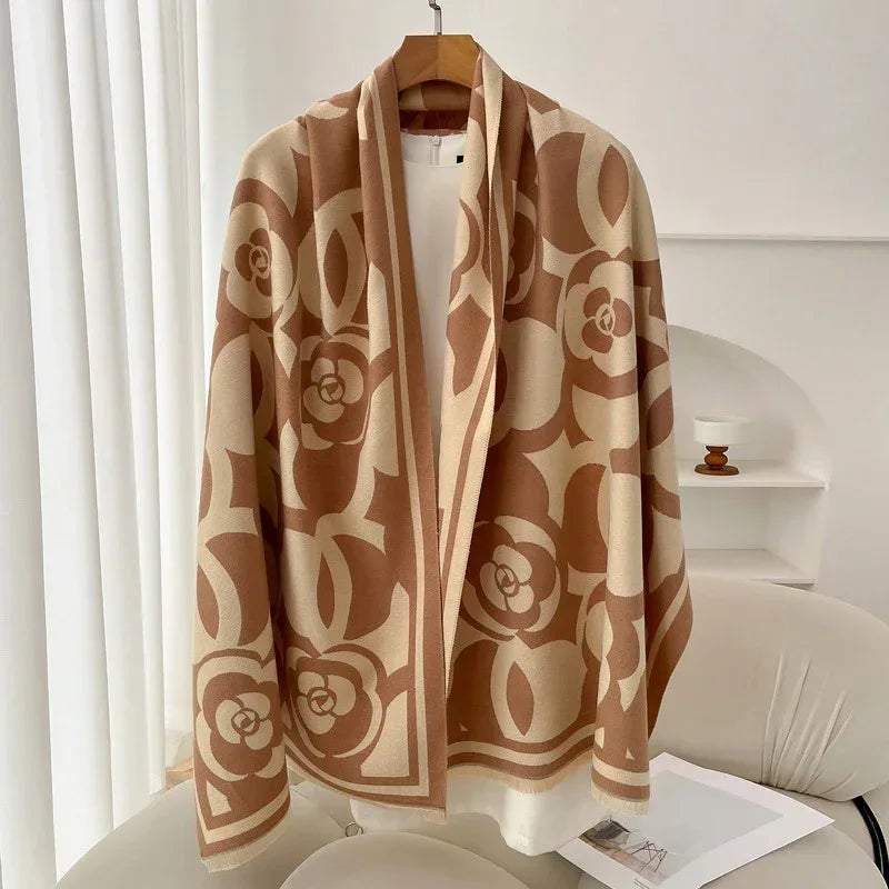 Retro High Sense Artificial Cashmere Scarf - DanaFashionstore