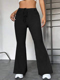 European And American Stitching Yoga Exercise Pants Outdoor Casual Flared Pants - DanaFashionstore