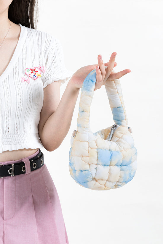 Cloud Bag Bubble Pleated Nylon Puff Handbag - Dana Fashion